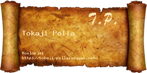 Tokaji Polla névjegykártya